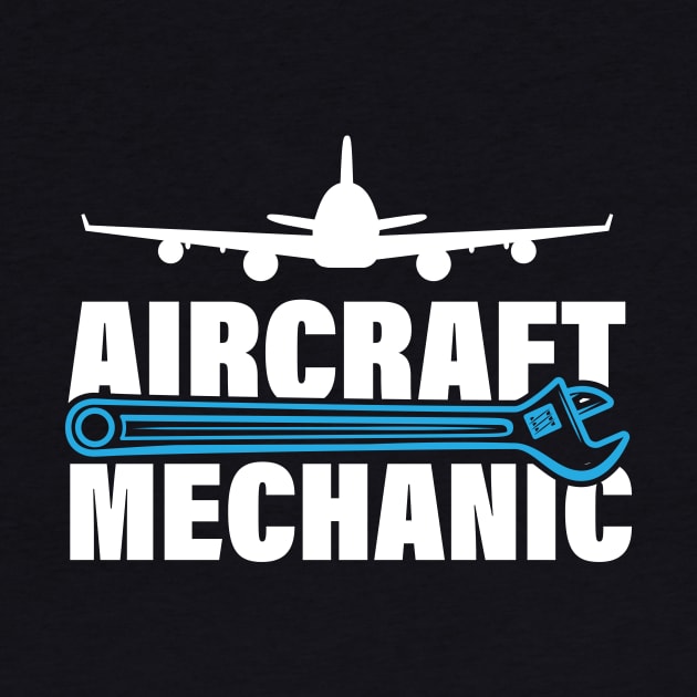 Airplane Aircraft Mechanic Aviation by printalpha-art